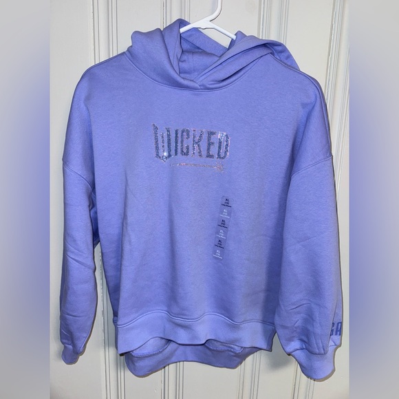 Kids Gap Wicked Glinda Crown VintageSoft Oversized Hoodie Size XL